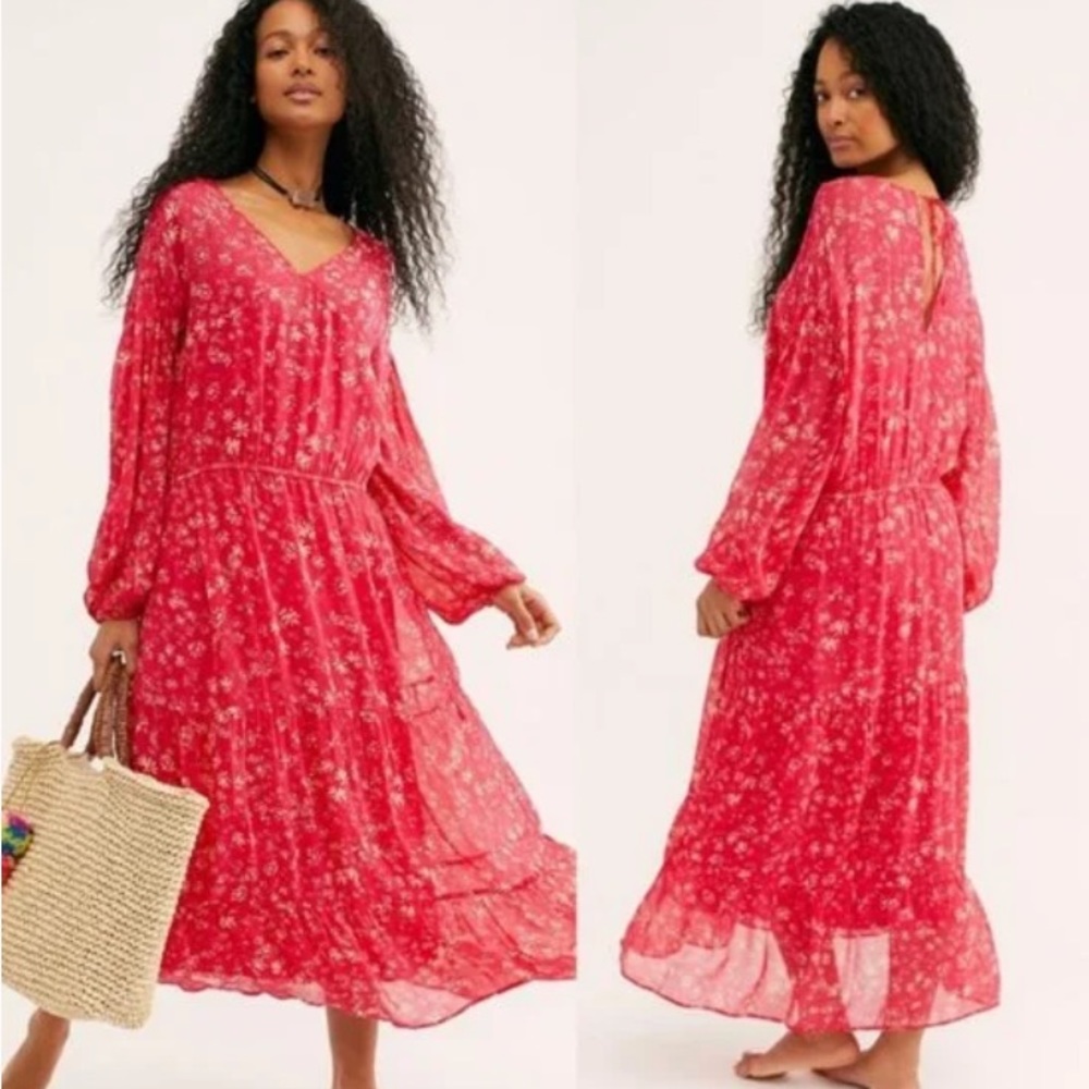 Free People Wallflower Midi Dress - Picture 8 of 8
